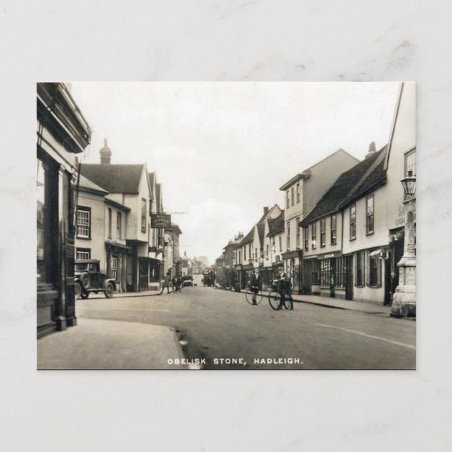 Alte Postkarte - Hadleigh, Suffolk (Vorderseite)