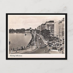 Alte Postkarte - Hamburg, Ballindamm
