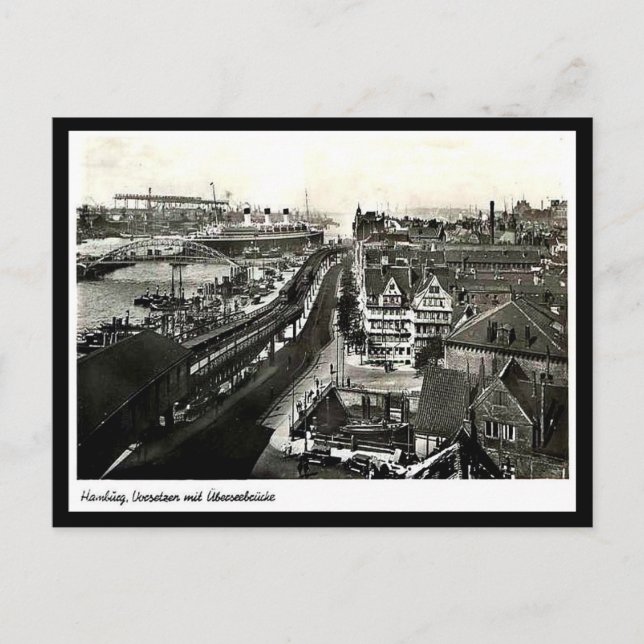 Alte Postkarte - Hamburg, Deutschland (Vorderseite)