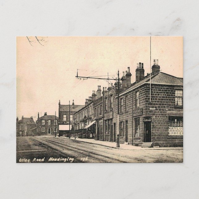Alte Postkarte - Headingley, Leeds (Vorderseite)