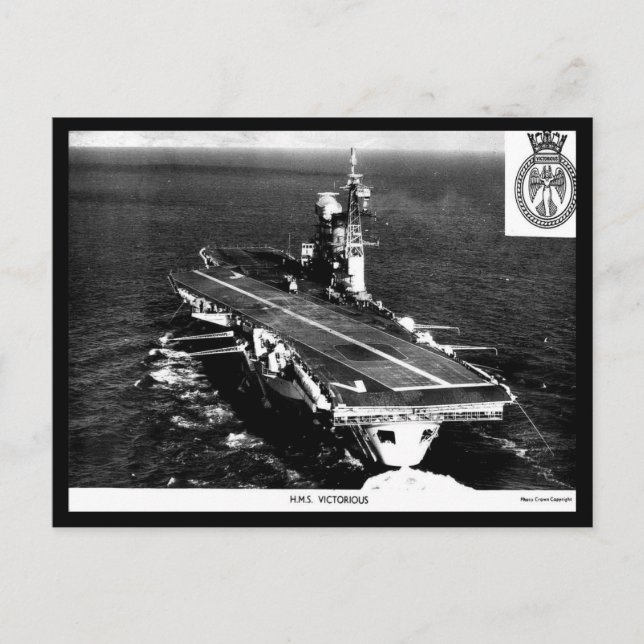 Alte Postkarte - HMS Victoria (Vorderseite)