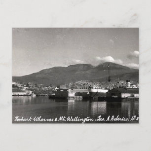 Alte Postkarte - Hobart, Tasmanie