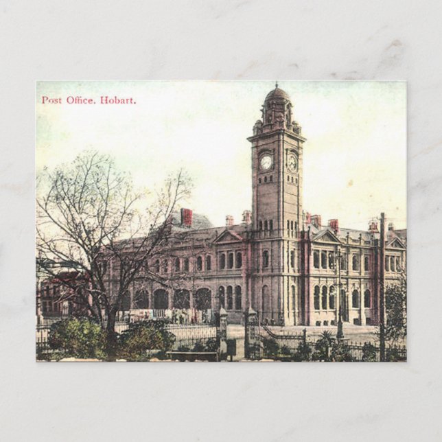 Alte Postkarte - Hobart, Tasmanie (Vorderseite)