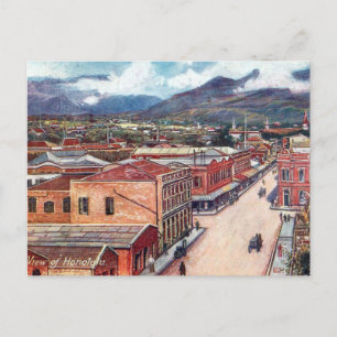 Alte Postkarte - Honolulu, Hawaii