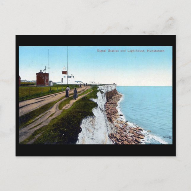Alte Postkarte - Hunstanton, Norfolk (Vorderseite)