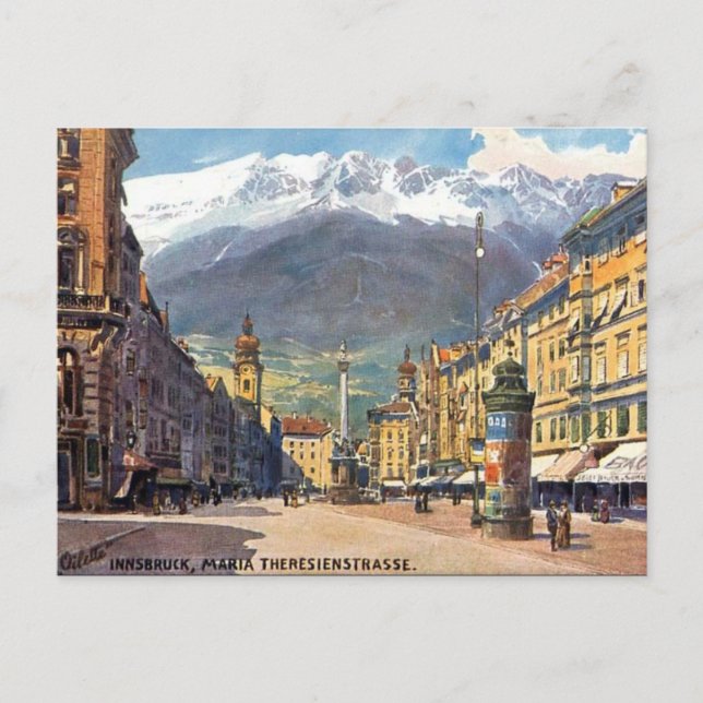 Alte Postkarte - Innsbruck, Österreich (Vorderseite)