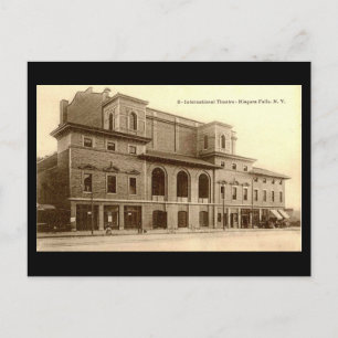 Alte Postkarte - Internationales Theater, Niagara 
