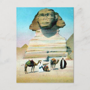 Alte Postkarte - Kairo, die Sphinx