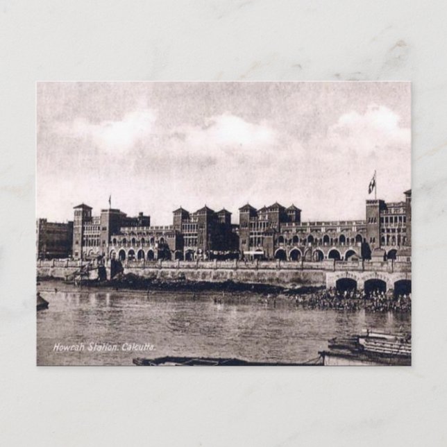 Alte Postkarte - Kalkutta, Indien (Vorderseite)