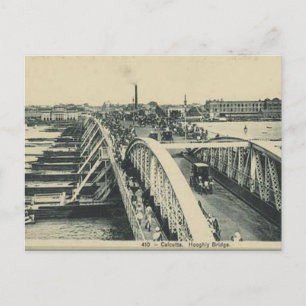 Alte Postkarte - Kalkutta, Indien
