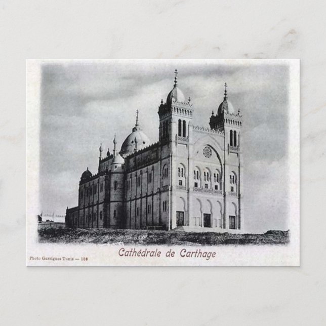 Alte Postkarte - Karthago, Tunesien (Vorderseite)