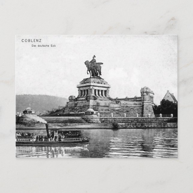 Alte Postkarte - Koblenz, Deutschland (Vorderseite)