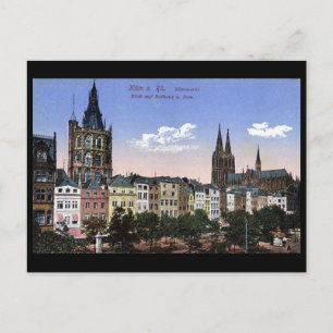 Alte Postkarte - Koln/Köln - Altermarkt