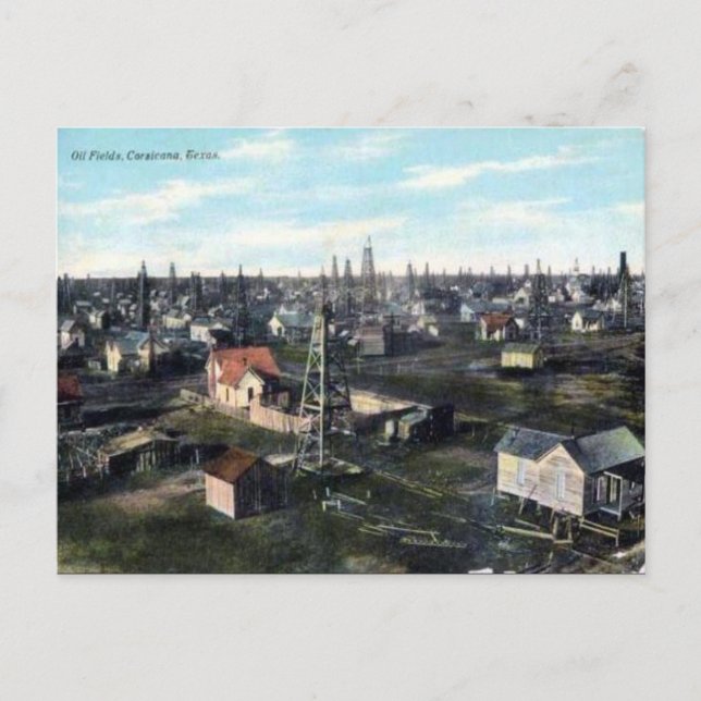 Alte Postkarte - Korsika, Texas (Vorderseite)