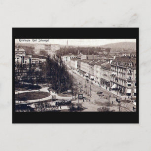 Alte Postkarte - Kristiania (Oslo). Norwegen.