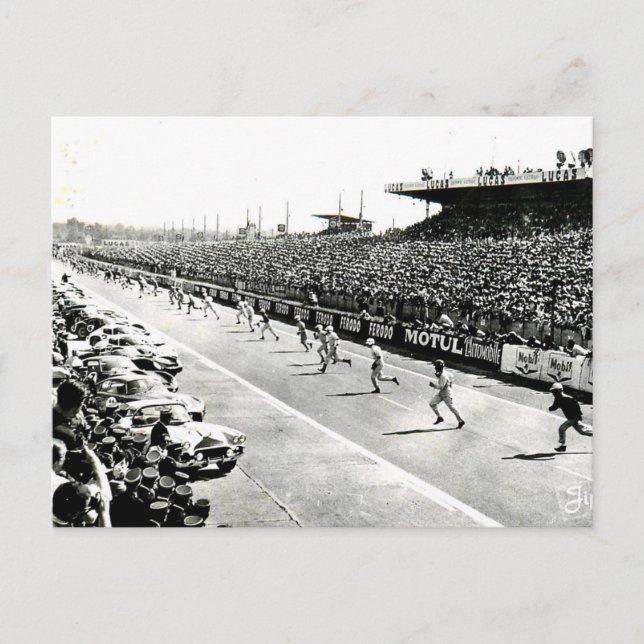 Alte Postkarte - Les 24 Heures du Mans (Vorderseite)