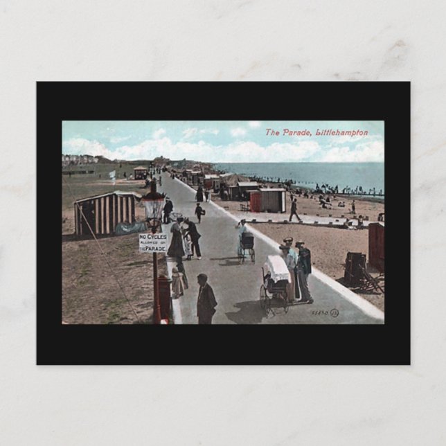 Alte Postkarte - Littlehampton, Sussex (Vorderseite)