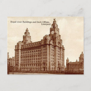 Alte Postkarte - Liverpool