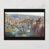 Alte Postkarte - Luxemburg