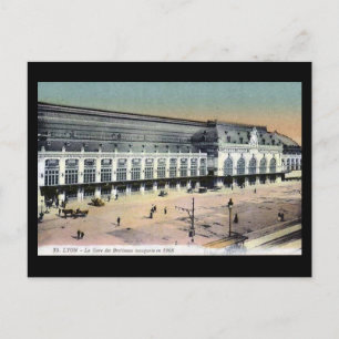 Alte Postkarte - Lyon, Frankreich - Gare des Brott