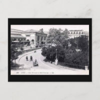 Alte Postkarte - Lyon, Gare Perrache