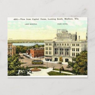 Alte Postkarte - Madison, Wisconsin