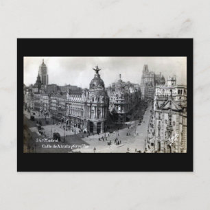 Alte Postkarte - Madrid