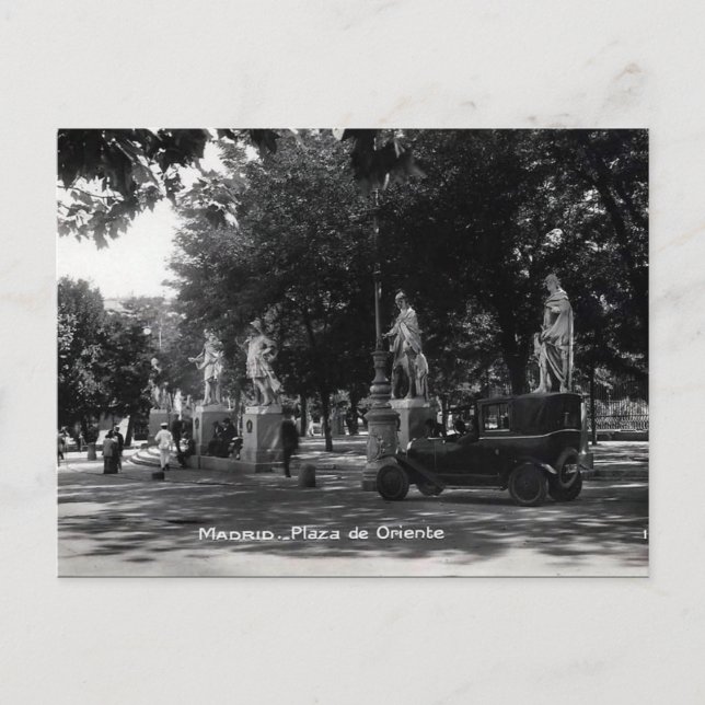 Alte Postkarte - Madrid, Spanien (Vorderseite)