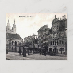Alte Postkarte - Magdeburg, Deutschland