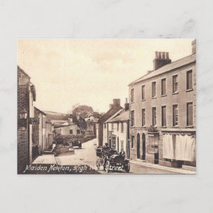 Alte Postkarte - Maiden Newton, Dorset