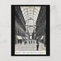 Alte Postkarte - Mailand, Galleria