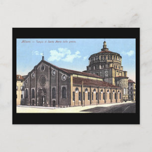 Alte Postkarte - Mailand, Santa Maria delle grazie