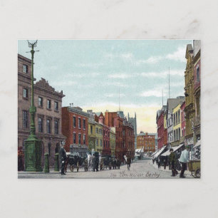Alte Postkarte - Maismarkt. Derby