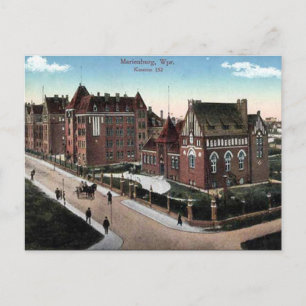 Alte Postkarte - Malbork/Marienburg, Polen