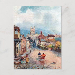 Alte Postkarte - Marienkirche, Penzance