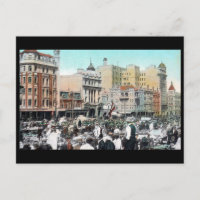 Alte Postkarte - Marktplatz, Johannesburg