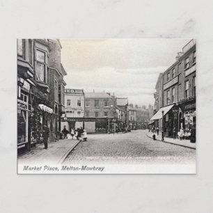 Alte Postkarte - Melton Mowbray, Leicestershire