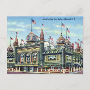 Alte Postkarte - Mitchell, Süddakota