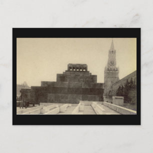 Alte Postkarte - Moskau, Roter Platz, Lenin's Grab