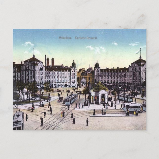 Alte Postkarte - München, Deutschland (Vorderseite)