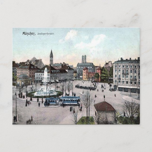 Alte Postkarte - München, Deutschland (Vorderseite)