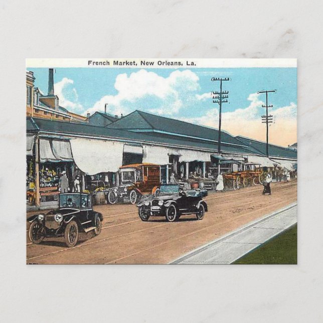 Alte Postkarte - New Orleans, Louisiana (Vorderseite)