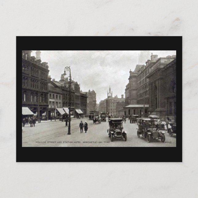 Alte Postkarte - Newcastle-on-Tyne (Vorderseite)