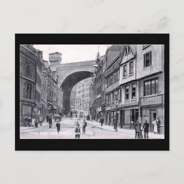 Alte Postkarte - Newcastle-upon-Tyne (Vorderseite)