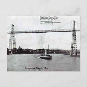 Alte Postkarte - Newport, Monmouth