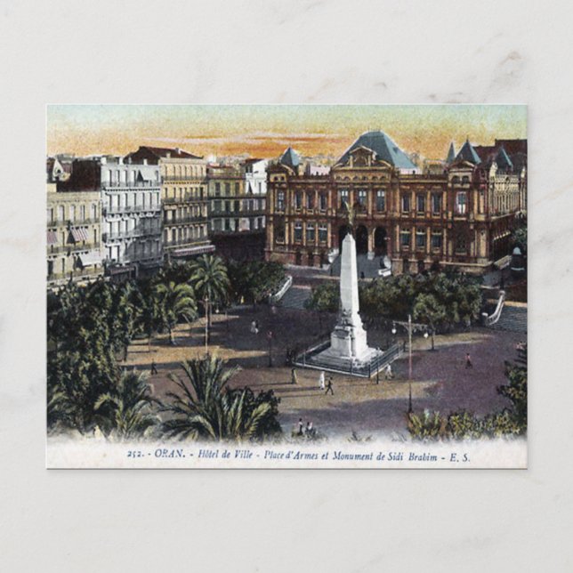 Alte Postkarte - Oran, Algerien (Vorderseite)
