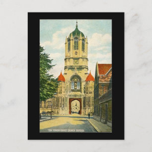 Alte Postkarte, Oxford, Tom Tower Postkarte
