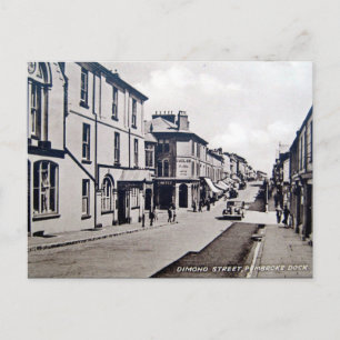 Alte Postkarte - Pembroke Dock, Wales
