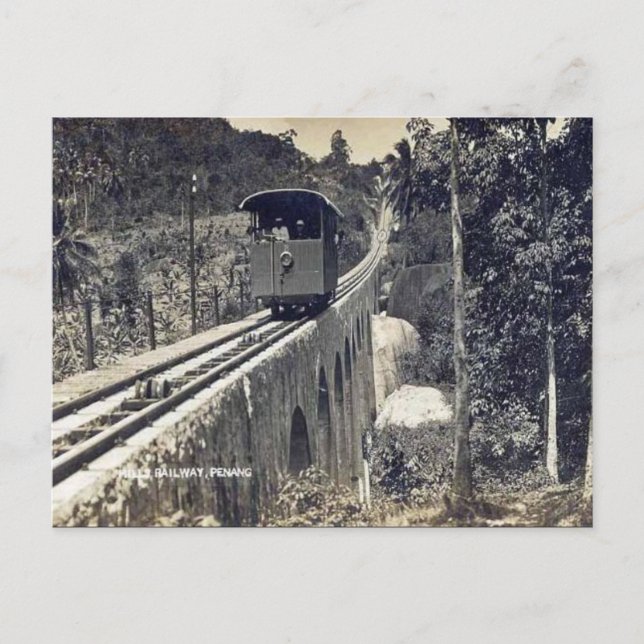 Alte Postkarte - Penang, Malaysia (Vorderseite)