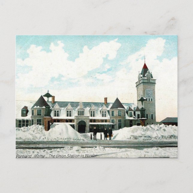 Alte Postkarte - Portland, Maine (Vorderseite)